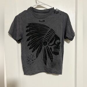 Women’s The Drive Clothing Grey Graphic Crop Top